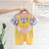 Cute Angel Wing Strap Pants Two Piece Set